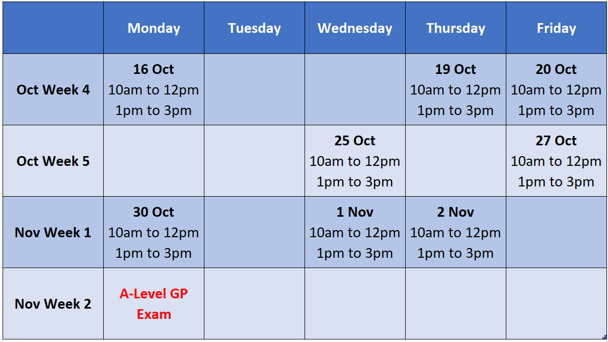 2023 Final Revision Exam Prep - General Paper (GP) Tuition
